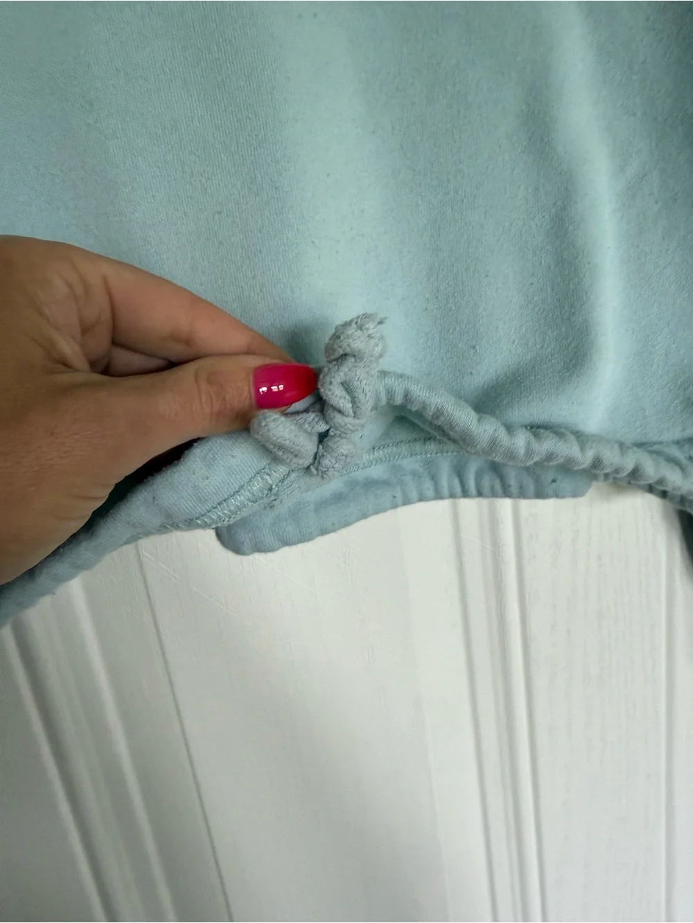 2 for $30 sale: American Eagle light blue cropped quarter zip sweatshirt - M